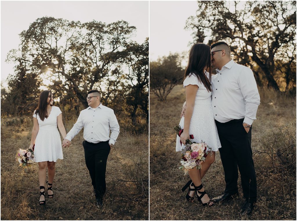 engagement session at enchanted rock - nicole berndt photography